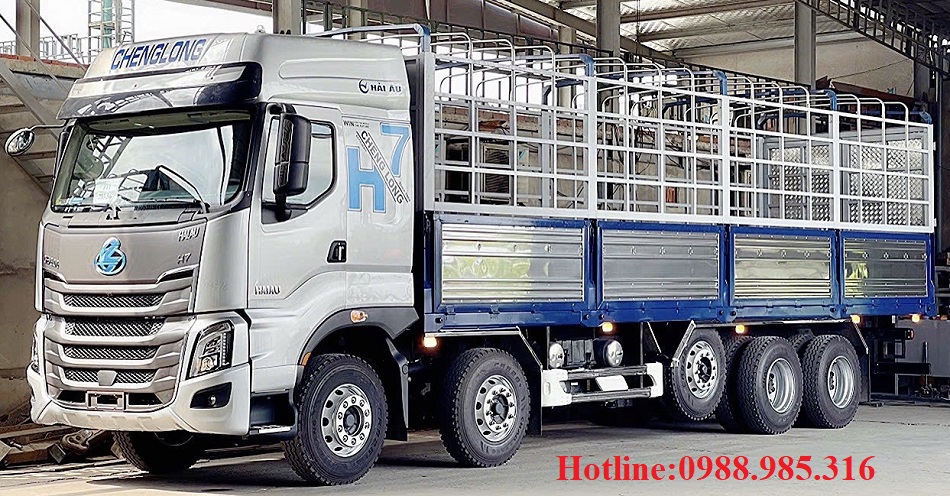 XE TẢI THÙNG 5 CHÂN CHENGLONG H7 10X4 360HP